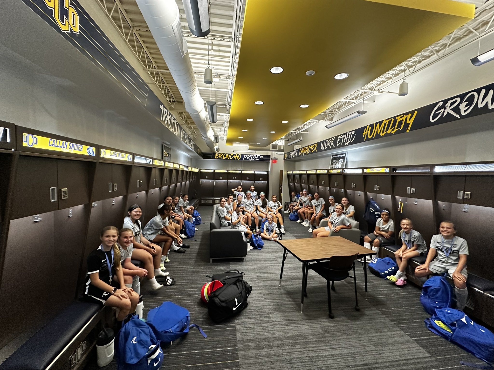 Dallas Surf Soccer Girls Take On Pre-Season Camp at University of Central Oklahoma.