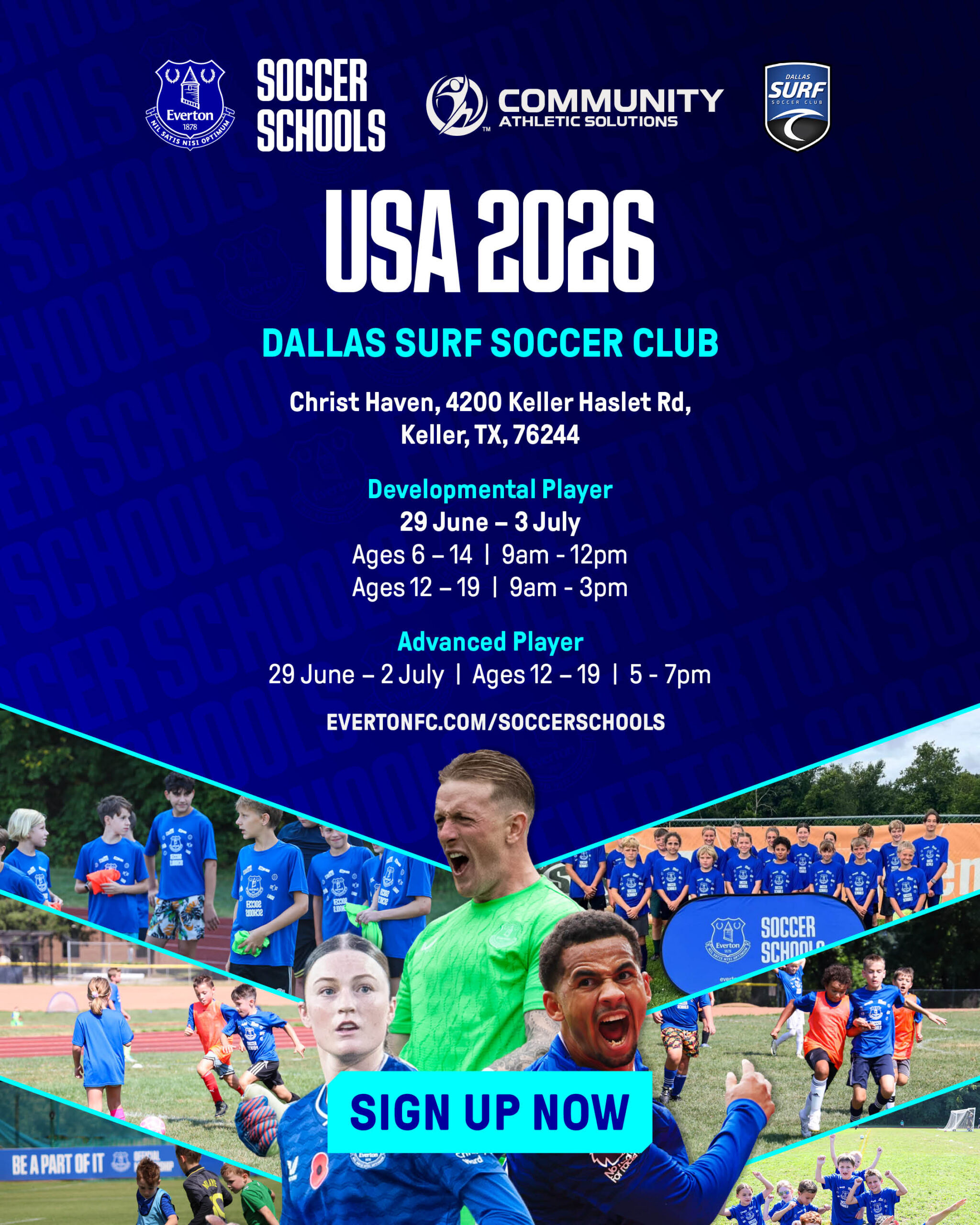 Everton Soccer Schools Dallas Surf
