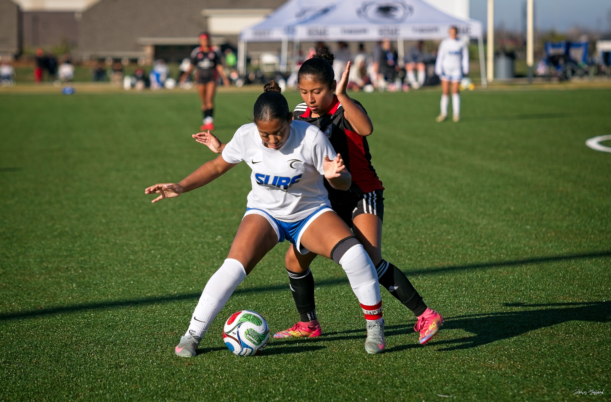 Girls Academy players