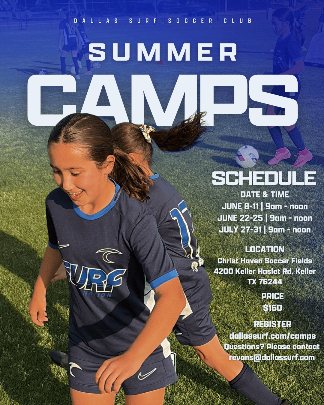 Everton Soccer Schools Dallas Surf